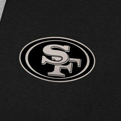 San Francisco 49ers Antigua Brushed Carbon Victory Pullover Hoodie Black | NFL