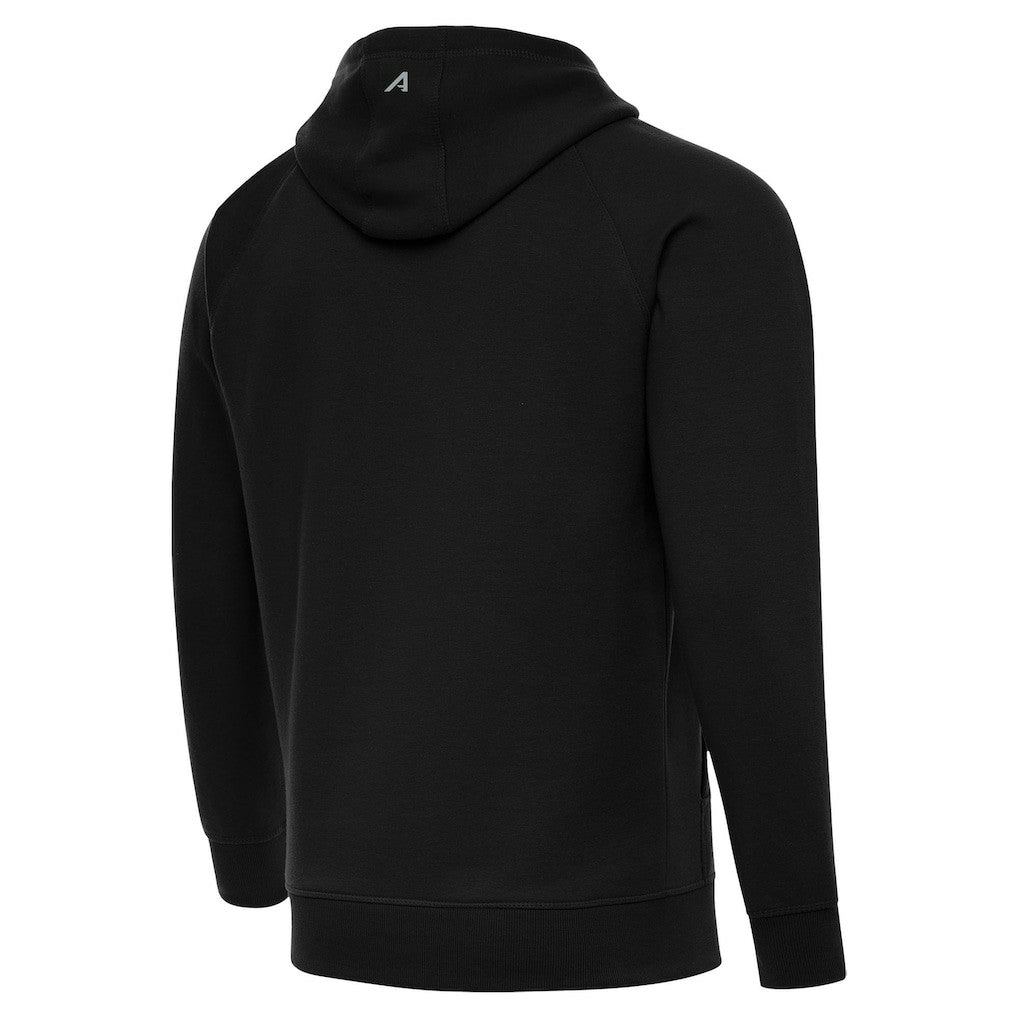 Washington Commanders Antigua Brushed Carbon Victory Pullover Hoodie Black | NFL