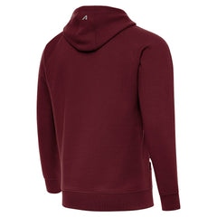 Washington Commanders Antigua Brushed Carbon Victory Pullover Hoodie Burgundy | NFL