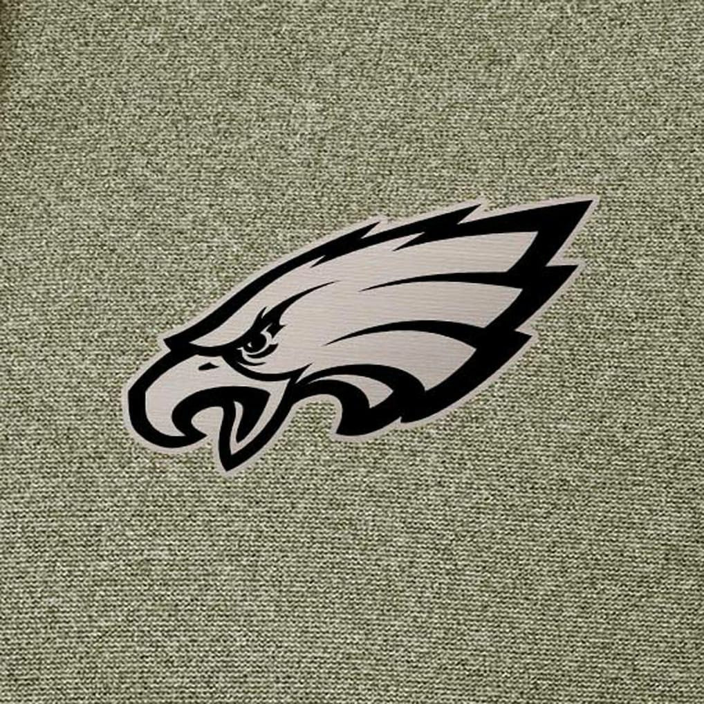 Philadelphia Eagles Antigua Effortless Full-Zip Hoodie Jacket Olive | NFL