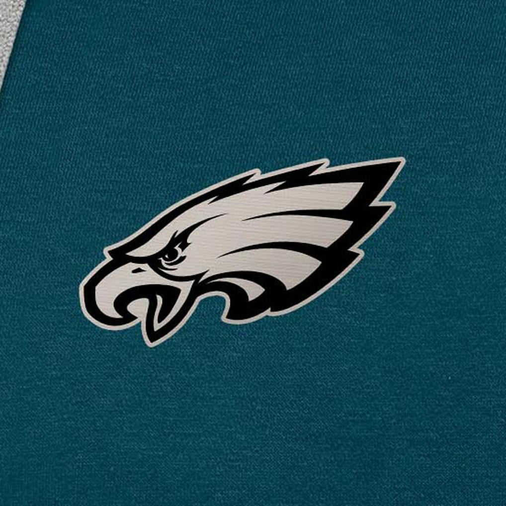 Philadelphia Eagles Antigua Victory Pullover Hoodie Midnight Green | NFL