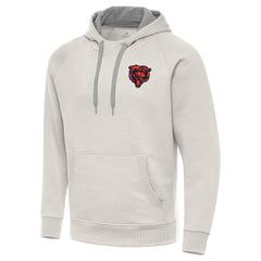 Chicago Bears Antigua Victory Raglan Pullover Hoodie Cream | NFL