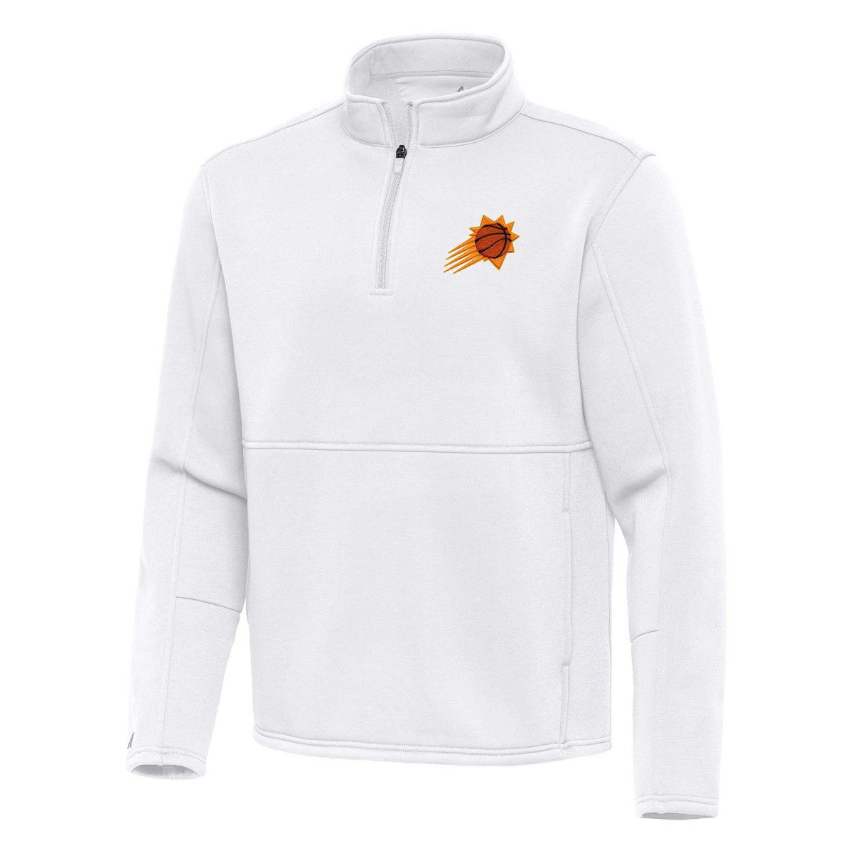 Phoenix Suns Antigua Twist Quarter-Zip Pullover Top - White - NBA