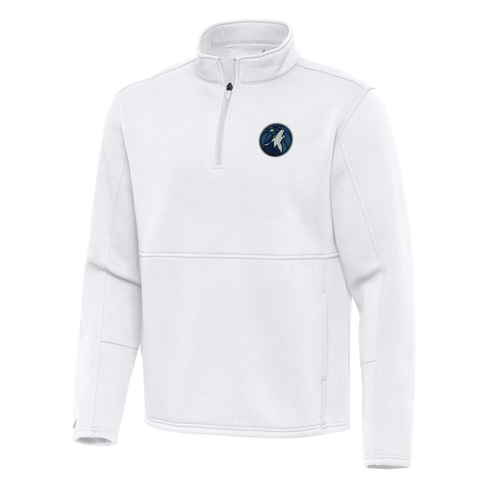 Minnesota Timberwolves Antigua Twist Quarter-Zip Pullover Top - White - NBA