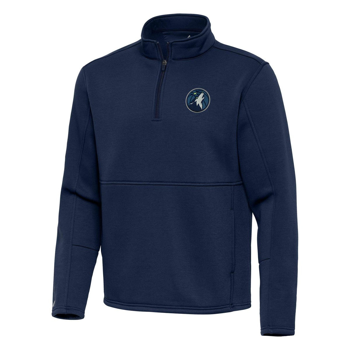 Minnesota Timberwolves Antigua Twist Quarter-Zip Pullover Top - Navy - NBA