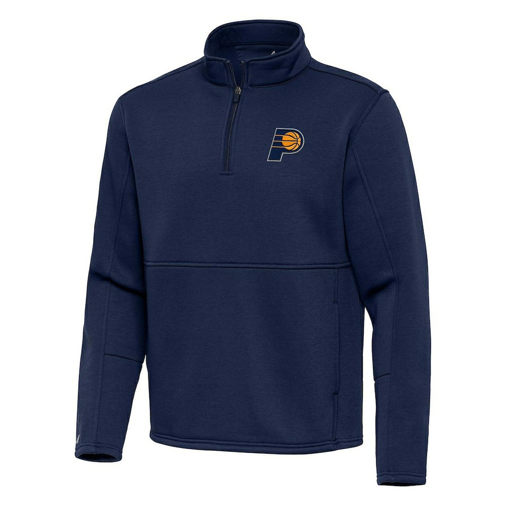 Indiana Pacers Antigua Twist Quarter-Zip Pullover Top - Navy - NBA