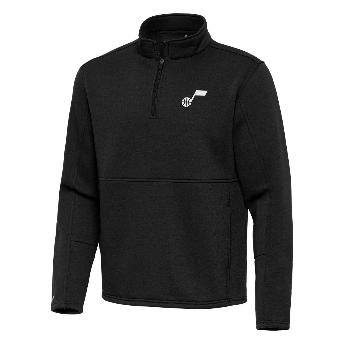Utah Jazz Antigua Twist Quarter-Zip Pullover Top - Black - NBA