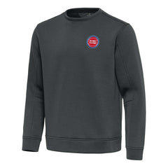 Detroit Pistons Antigua Relevant Pullover Sweatshirt Pewter - NBA