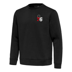 Philadelphia 76ers Antigua Relevant Pullover Sweatshirt Black - NBA