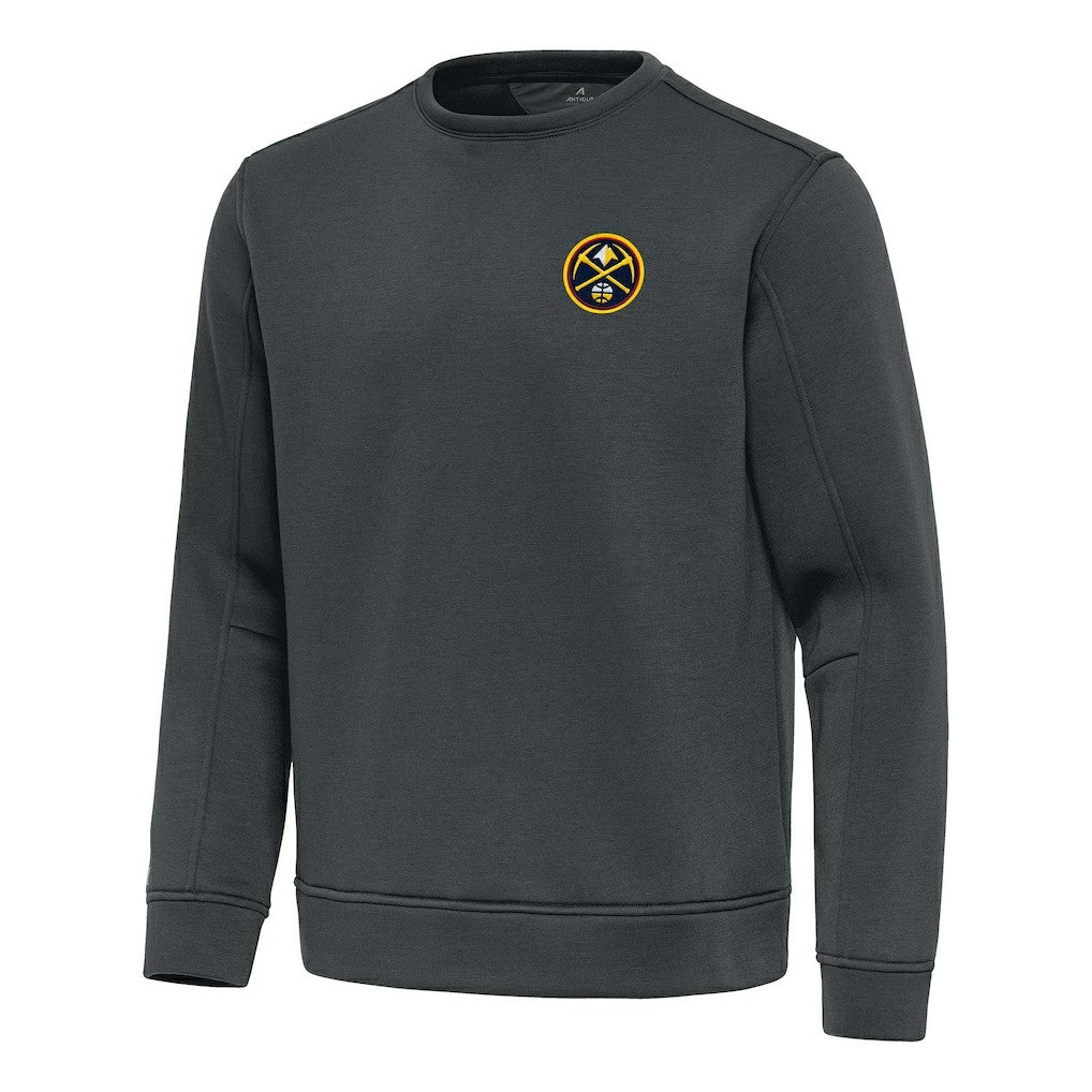 Denver Nuggets Antigua Relevant Pullover Sweatshirt Pewter - NBA