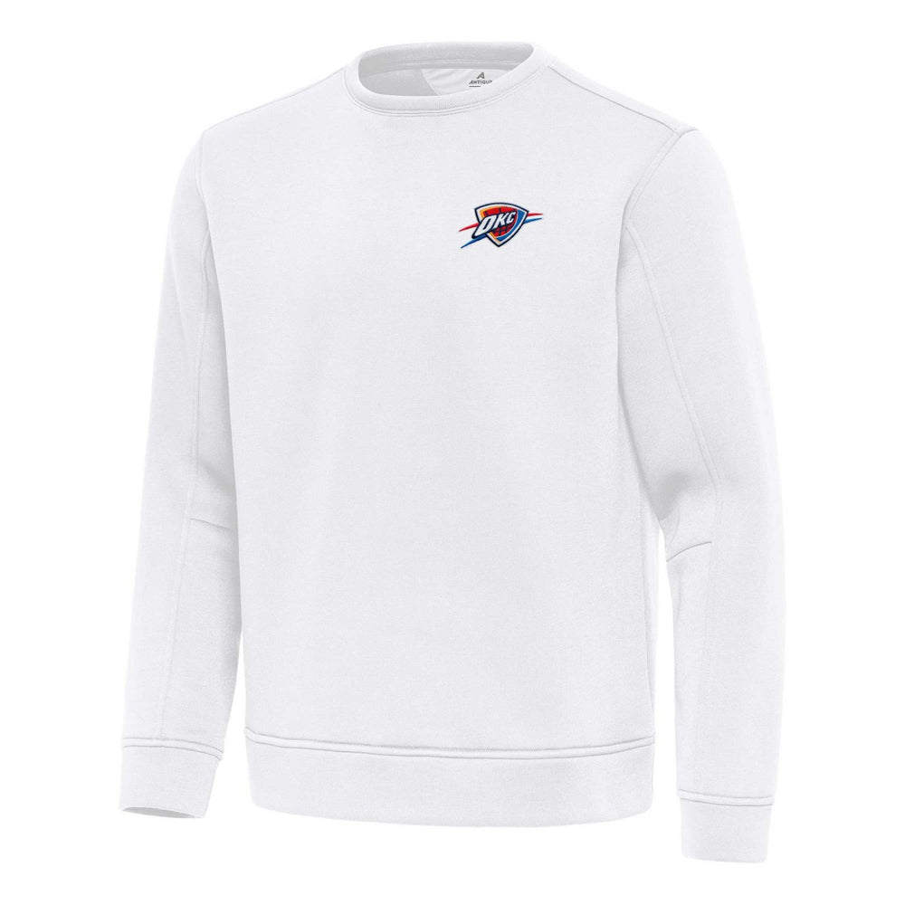 Oklahoma City Thunder Antigua Relevant Pullover Sweatshirt White - NBA