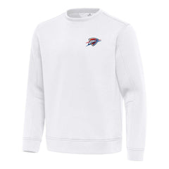 Oklahoma City Thunder Antigua Relevant Pullover Sweatshirt White - NBA