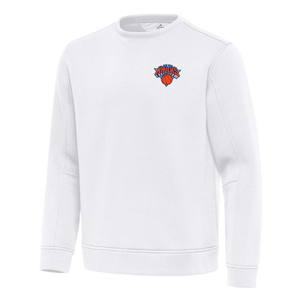 New York Knicks Antigua Relevant Pullover Sweatshirt White - NBA