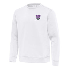 Sacramento Kings Antigua Relevant Pullover Sweatshirt White - NBA