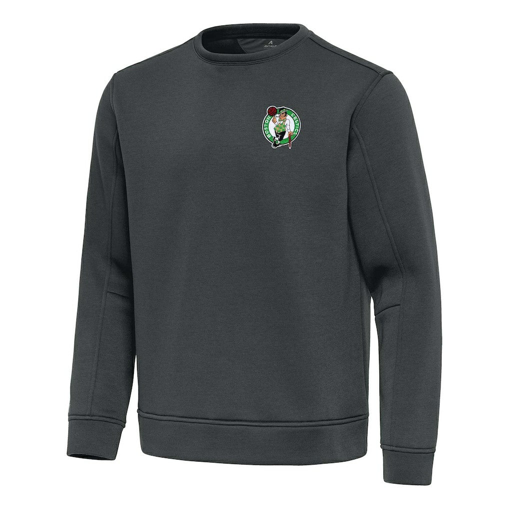 Boston Celtics Antigua Relevant Pullover Sweatshirt Pewter - NBA