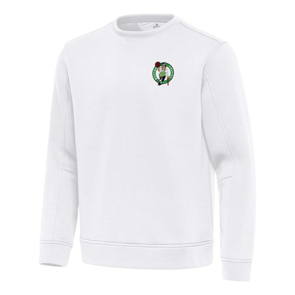 Boston Celtics Antigua Relevant Pullover Sweatshirt White - NBA