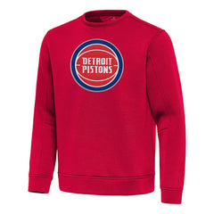Detroit Pistons Antigua Relevant Pullover Sweatshirt Red - NBA