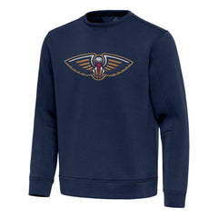 New Orleans Pelicans Antigua Relevant Pullover Sweatshirt Navy - NBA
