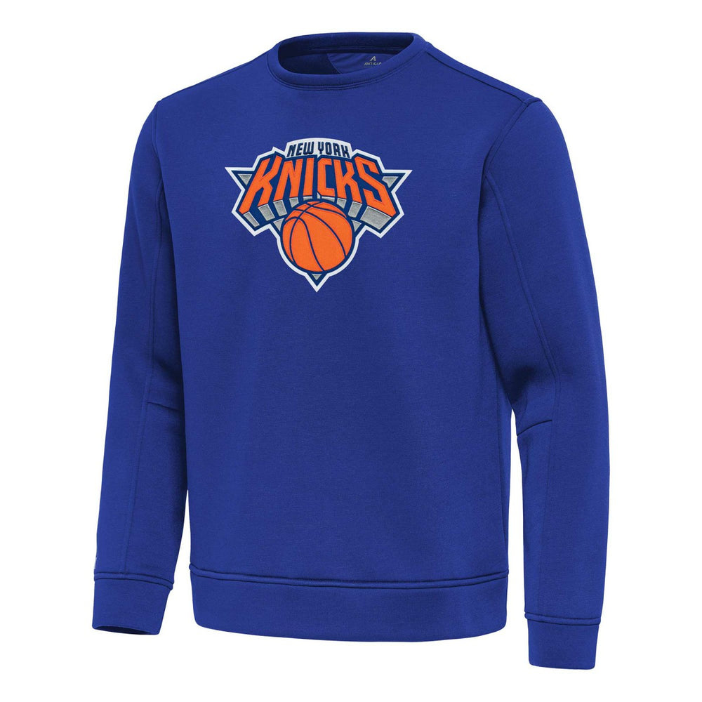 New York Knicks Antigua Relevant Pullover Sweatshirt Blue - NBA