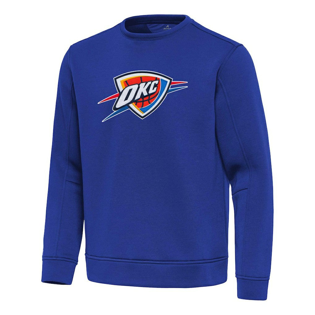 Oklahoma City Thunder Antigua Relevant Pullover Sweatshirt Blue - NBA