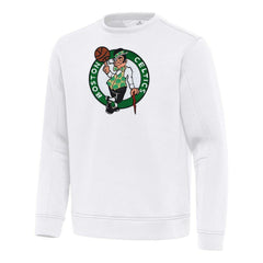 Boston Celtics Antigua Relevant Pullover Sweatshirt White - NBA