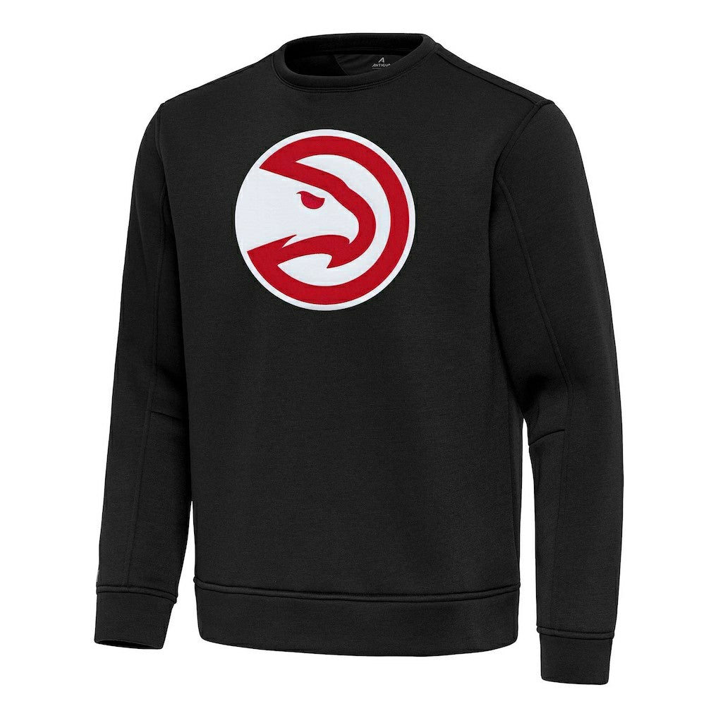 Atlanta Hawks Antigua Relevant Pullover Sweatshirt Black - NBA