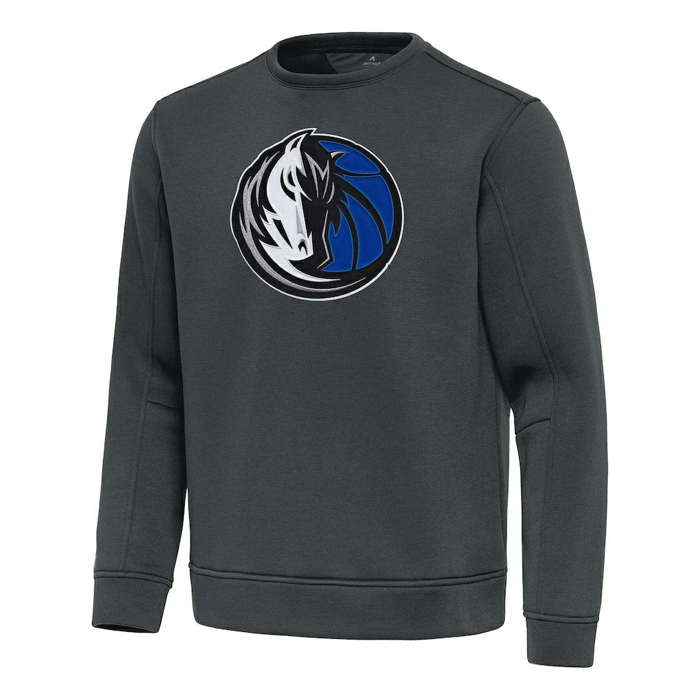 Dallas Mavericks Antigua Relevant Pullover Sweatshirt Pewter - NBA