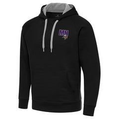 Men's Minnesota Vikings Antigua Victory Pullover Hoodie Black | NFL