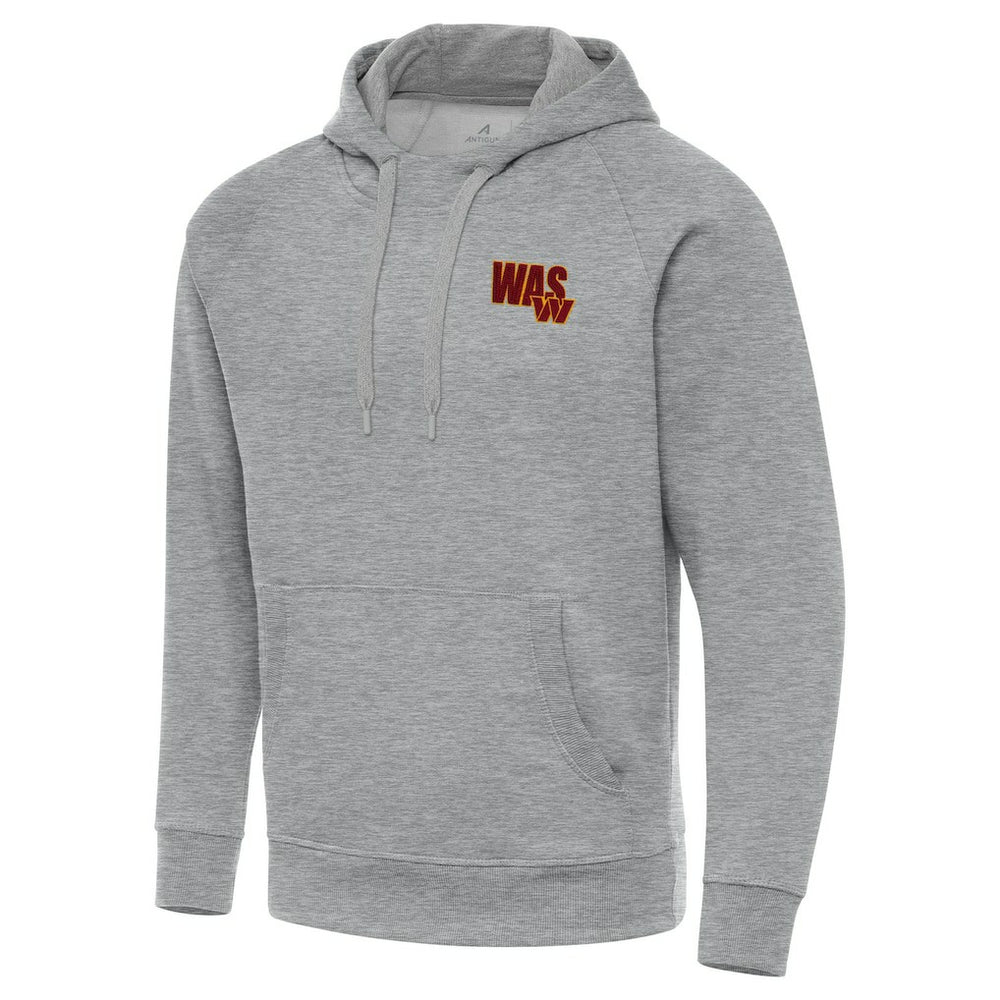 Men's Washington Commanders Antigua Victory Pullover Hoodie Heather Gray | NFL