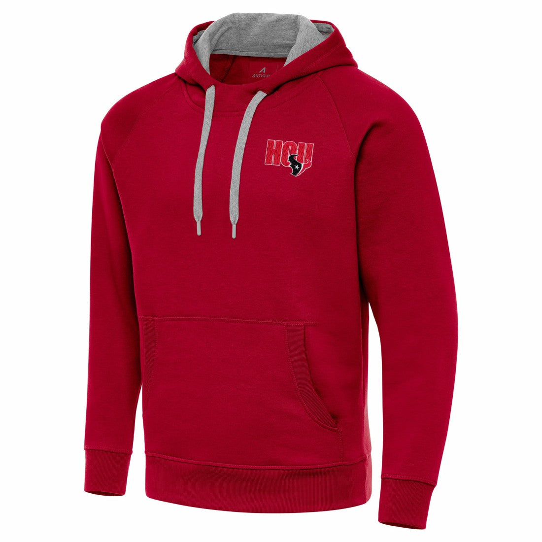 Men's Houston Texans Antigua Victory Pullover Hoodie Red | NFL