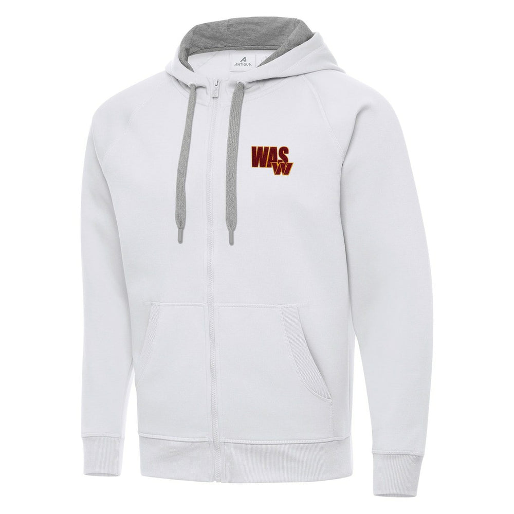 Men's Washington Commanders Antigua Victory Full-Zip Hoodie White | NFL