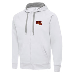 Men's Washington Commanders Antigua Victory Full-Zip Hoodie White | NFL