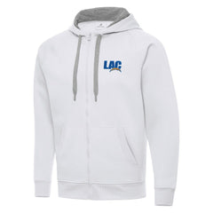 Men's Los Angeles Chargers Antigua Victory Full-Zip Hoodie White | NFL
