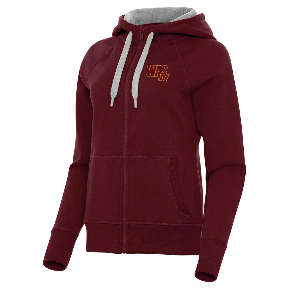 Washington Commanders Antigua Women's Victory Full-Zip Hoodie Burgundy | NFL