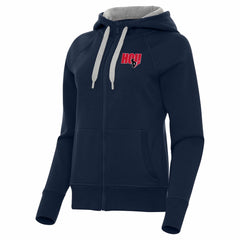 Houston Texans Antigua Women's Victory Full-Zip Hoodie Navy | NFL