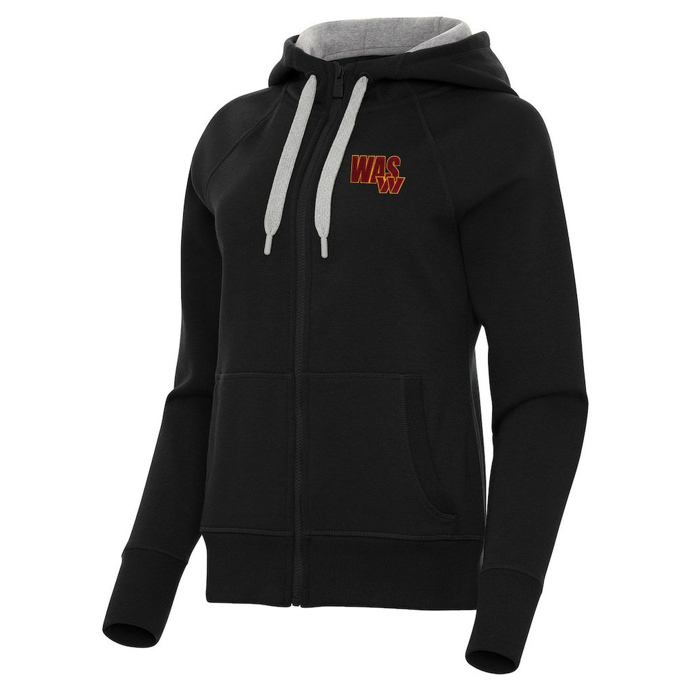 Washington Commanders Antigua Women's Victory Full-Zip Hoodie Black | NFL