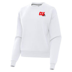 Cleveland Browns Antigua Women's Victory Pullover Sweatshirt White | NFL