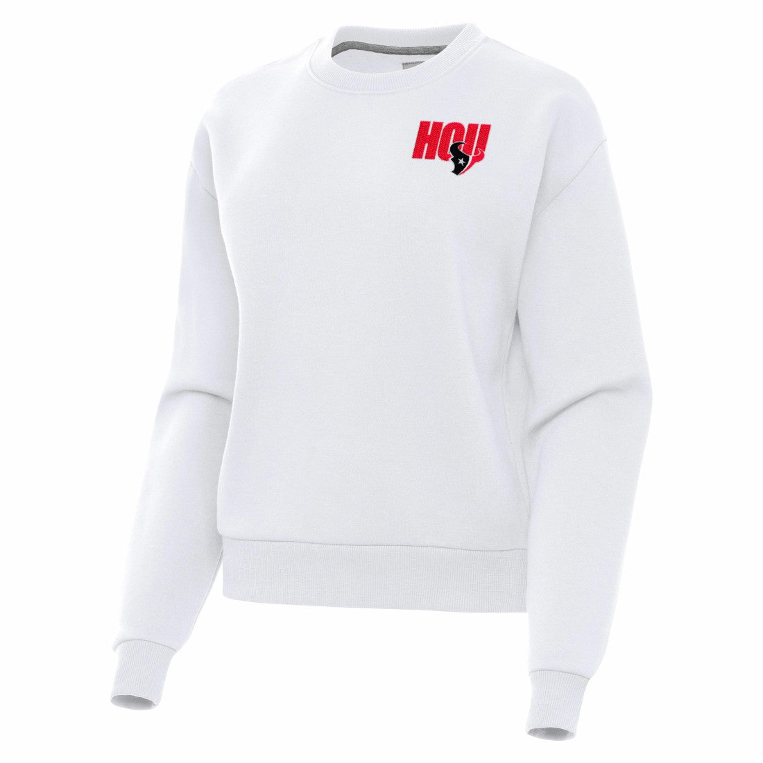 Houston Texans Antigua Women's Victory Pullover Sweatshirt White | NFL