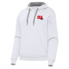 Cleveland Browns Antigua Women's Victory Pullover Hoodie White | NFL