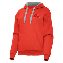 Cleveland Browns Antigua Women's Victory Pullover Hoodie Orange | NFL