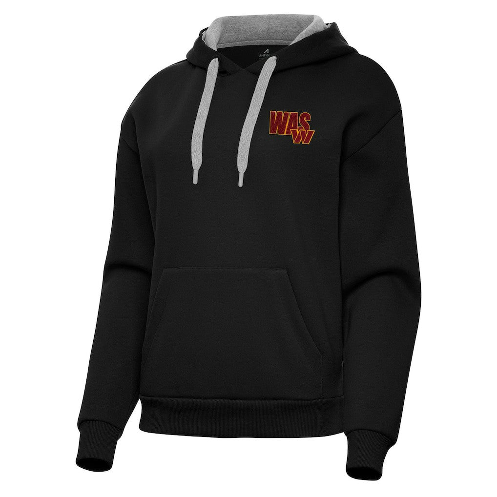Washington Commanders Antigua Women's Victory Pullover Hoodie Black | NFL