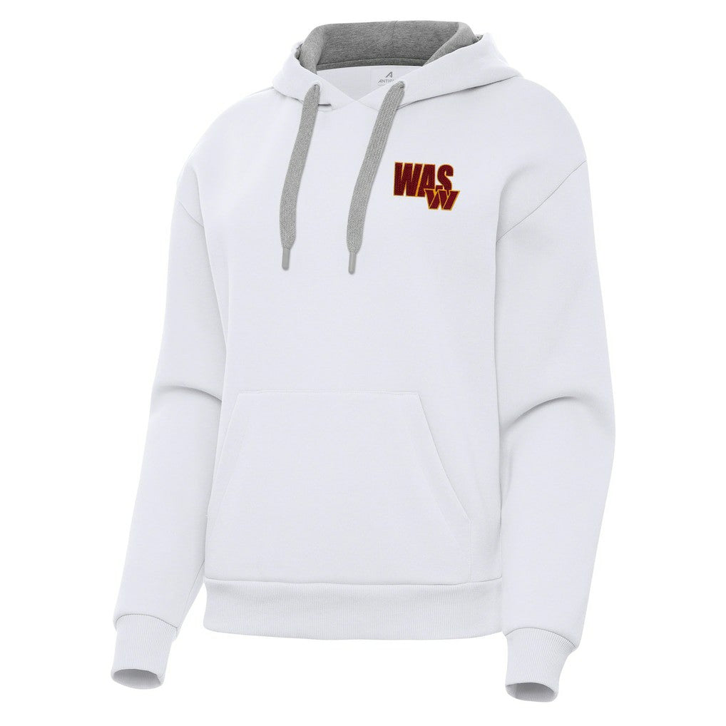 Washington Commanders Antigua Women's Victory Pullover Hoodie White | NFL
