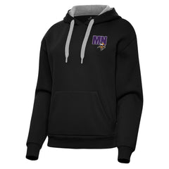 Minnesota Vikings Antigua Women's Victory Pullover Hoodie Black | NFL