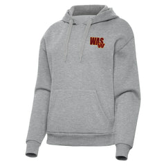 Washington Commanders Antigua Women's Victory Pullover Hoodie Heather Gray | NFL