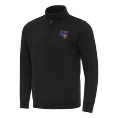 Minnesota Vikings Antigua Men's Victory Quarter-Zip Sweatshirt Black | NFL