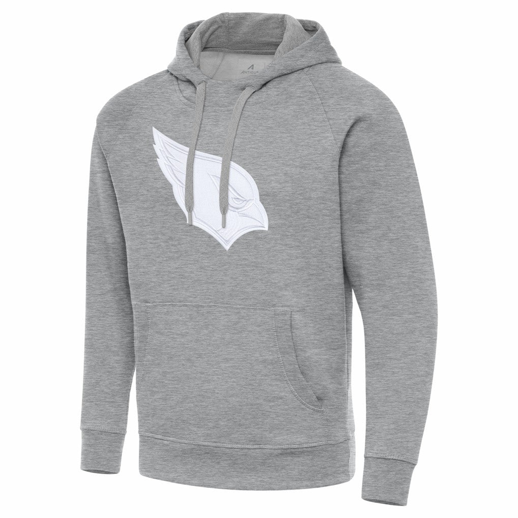 Arizona Cardinals Antigua Victory Pullover Hoodie Heather Gray | NFL