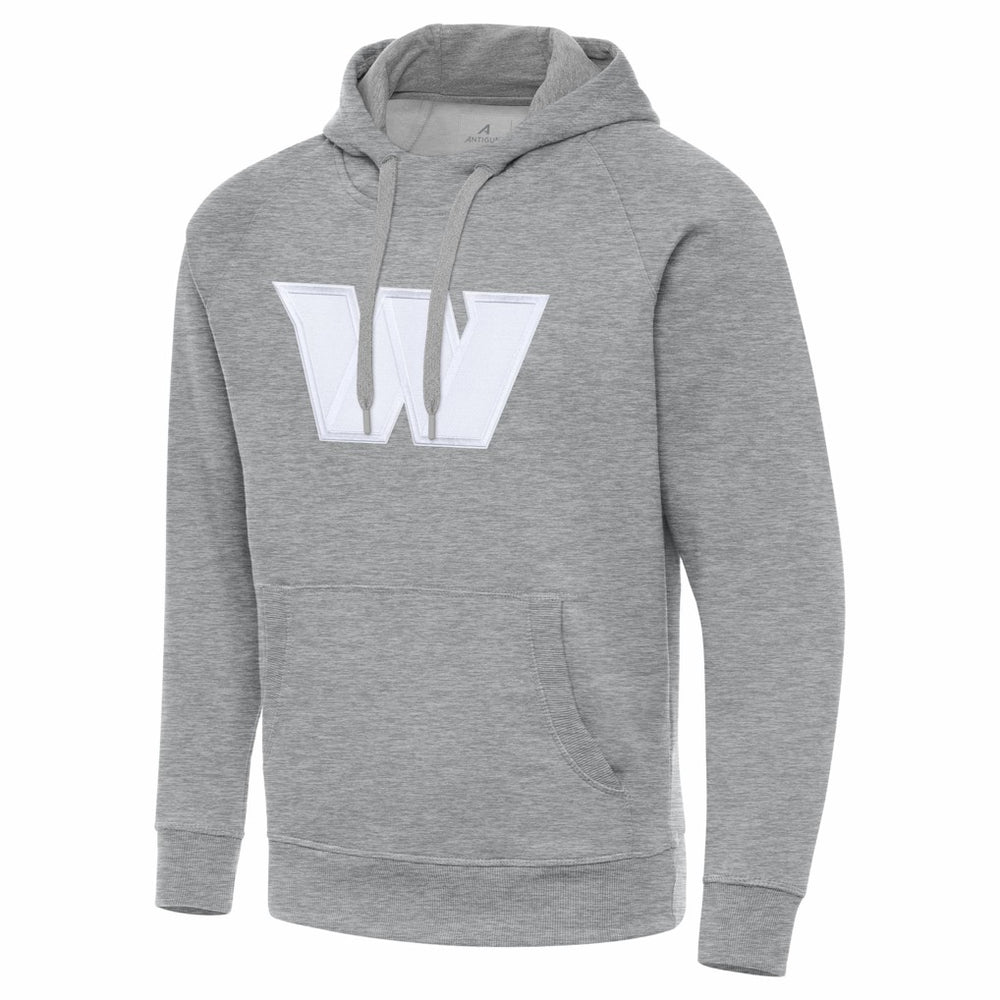 Washington Commanders Antigua Victory Pullover Hoodie Heather Gray | NFL
