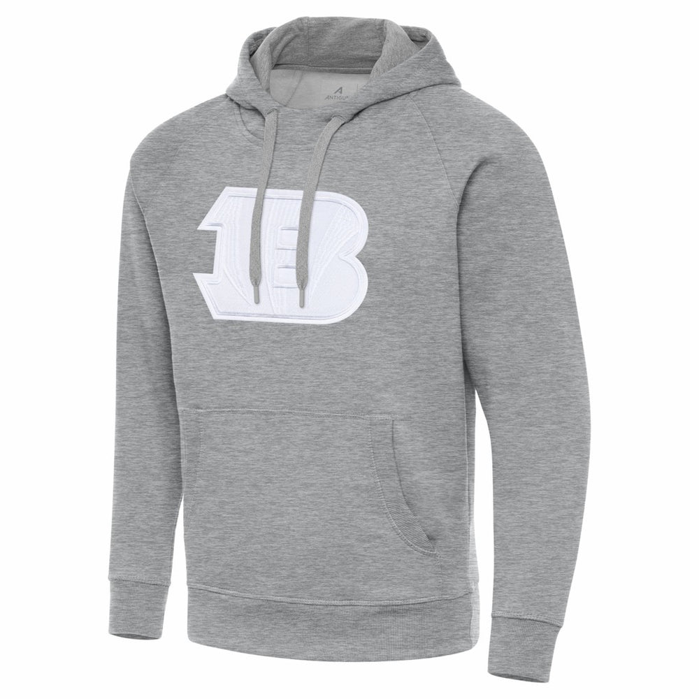 Cincinnati Bengals Antigua Victory Pullover Hoodie Heather Gray | NFL
