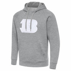 Cincinnati Bengals Antigua Victory Pullover Hoodie Heather Gray | NFL
