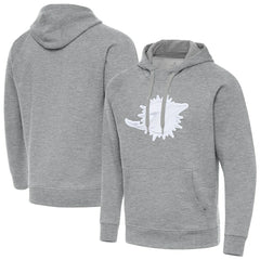 Miami Dolphins Antigua Victory Pullover Hoodie Heather Gray | NFL